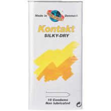 Worlds-best Kontakt Silky-Dry Nicht Geschmierte Kondome 10 Stk