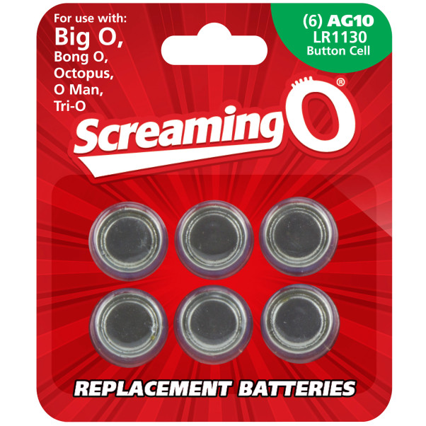 Screaming O Batterien AG10 LR1130 6 Stück