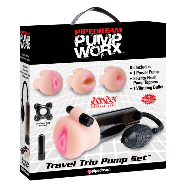 Pump Worx Masturbator-Penispumpen-Set