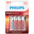 Philips LR06 AA Alkaline-Batterien 4er-Pack