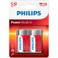Philips LR14 C Alkaline-Batterien 2 Stück